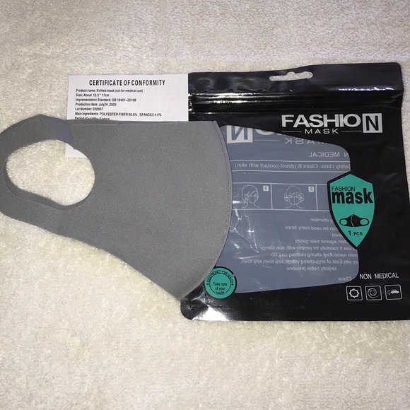 Fashion Facemask 3 PACK mixed colors - Picture 10 of 12